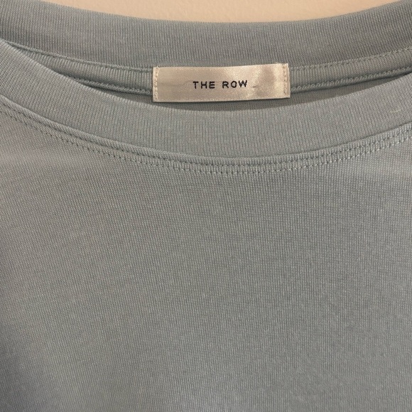 The Row Tops - Like new THE ROW Tencel & Wool Soft Blue Long Sleeve Shirt Size Small